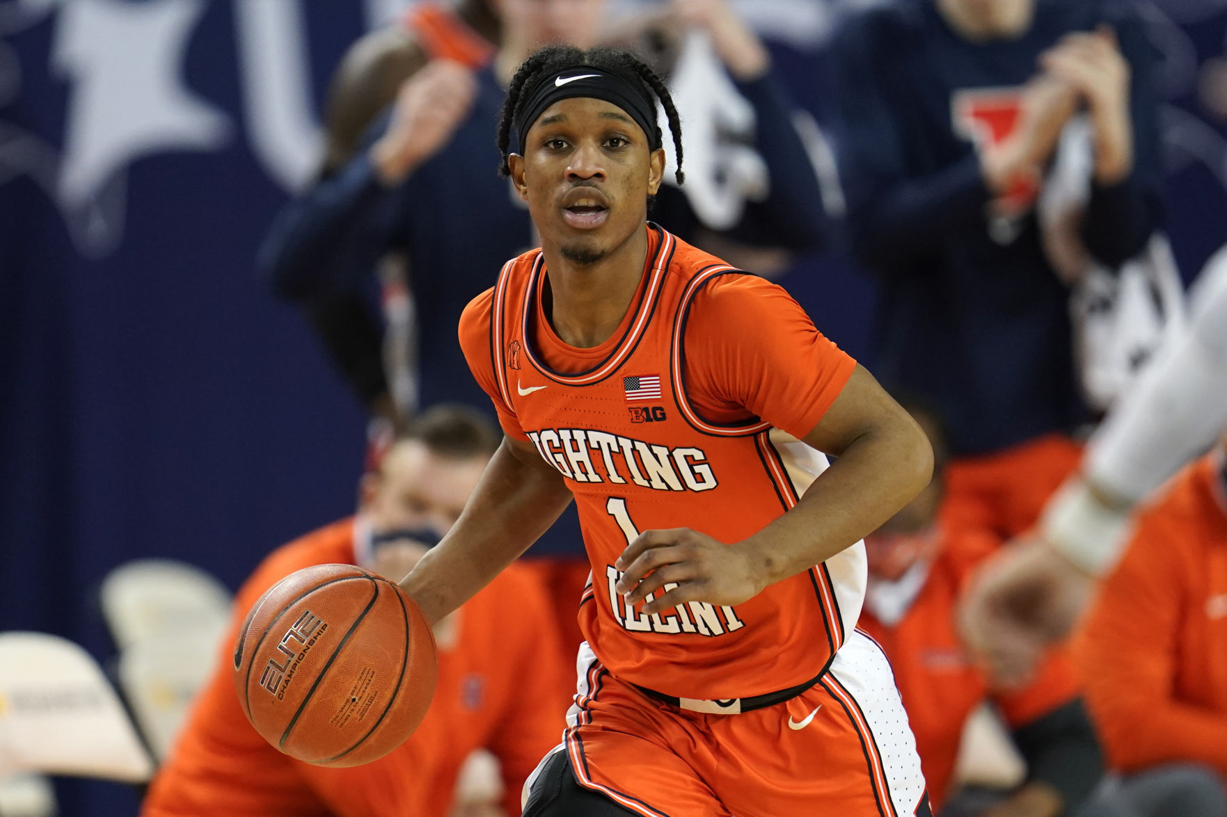 Illinois senior guard Trent Frazier